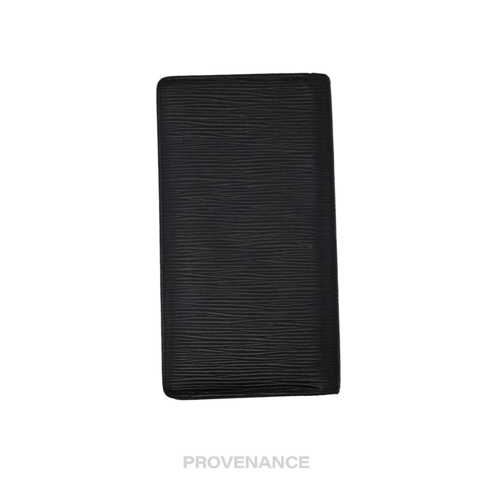 🔴 Louis Vuitton Long Wallet in Black Epi Noir Leather - Picture 2 of 9